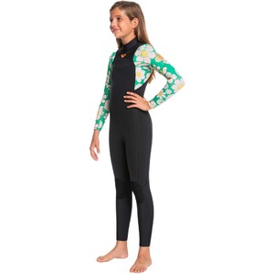 2023 Roxy O Surf Pop Feminino 4/3mm Chest Zip Wetsuit Ergw103053 - Geleia